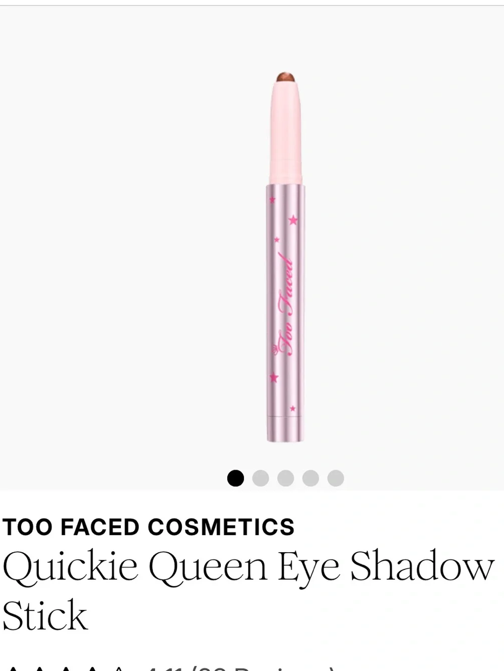 Too Faced Quickie Queen Eye Shadow Stick — Chocolate Sprinkles (Brown)